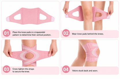 Adjustable Knee Support Brace – Open Patella Compression & Stabilizing Support